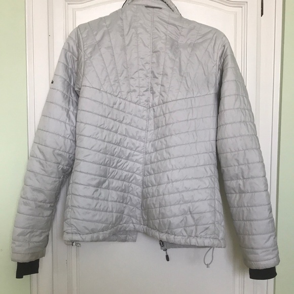 Columbia White Down Jacket with Omni-Heat - Picture 2 of 9